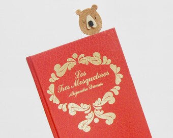 Felt planner clip, Felt bear paperclip, Cute Filofax clip, Lovely calendar clip, Handmade bookmark