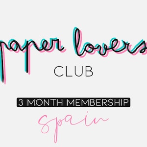 Paper Lovers Club - Suscripción de 3 meses - España