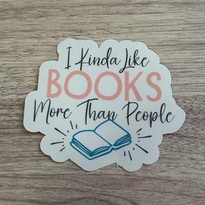 Book Sticker - Book Themed Sticker - Personalized Gift - Book Lover - Laptop Sticker - Bookish Sticker - Booktok Sticker - Kindle Sticker