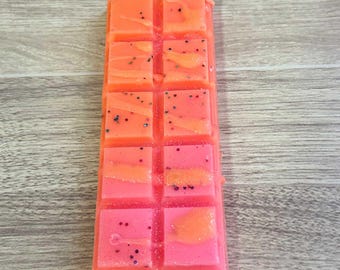 Mango Sorbet Soy Wax Melts: Highly Scented Snap Bar