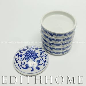 Stack up Palette Chinese Blue & White Porcelain Ware, Paint Flower Pattern  Palette -  Israel