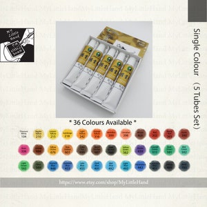 Acquerello cinese di Marie per pittura Sumi-E [36 Single Color], 5pc x 12ml