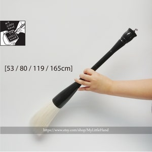 Riesige [53 / 80 / 119 / 165cm Lang] Große Chinesische Kalligraphie Pinsel Für Dekorieren / Tanzen / Leistung 1 Stück, Weißes Haar