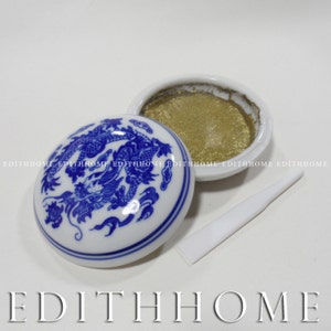 Colore speciale cinese oro / argento seal paste (InkPad) w / box 30 grammi, pittura