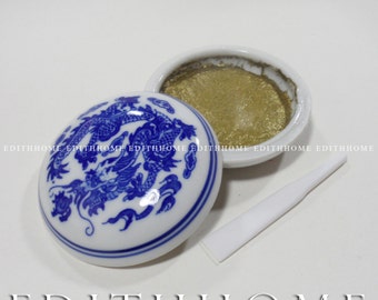 Special Color Chinese Gold / Silver Seal Paste (InkPad) w/ Box 30 Gram, Painting