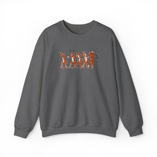 Tiger Swing , Woods , Tiger , Tiger Woods , Golf ,Unisex Heavy Blend™ Crewneck Sweatshirt