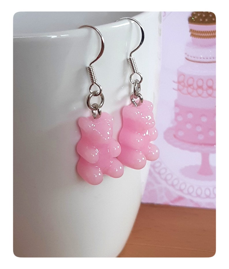 Gummybear Earrings Funny Earrings Weird Earrings Candy Etsy