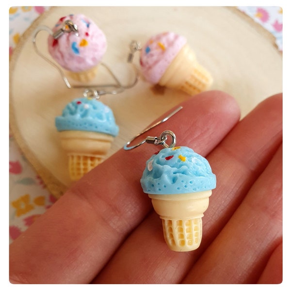 Ice Cream Earrings Etsy