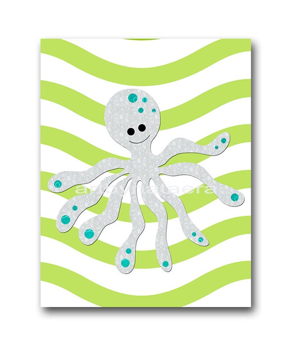 Octopus Decor Baby Room Nursery Decoration Baby Boy Nursery Etsy