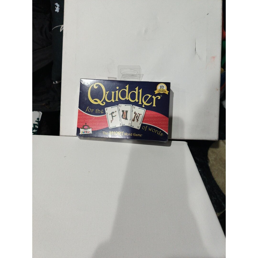 Quiddler Card Game, for the Fun of Words, the Short Word Game, Sealed ...