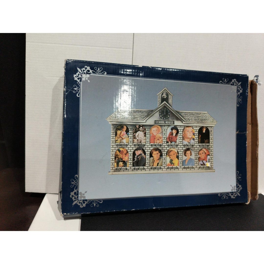Grade R Picture Frame VTG Schoolhouse Picture Frame School Year Grades 1-12 Standing or ...