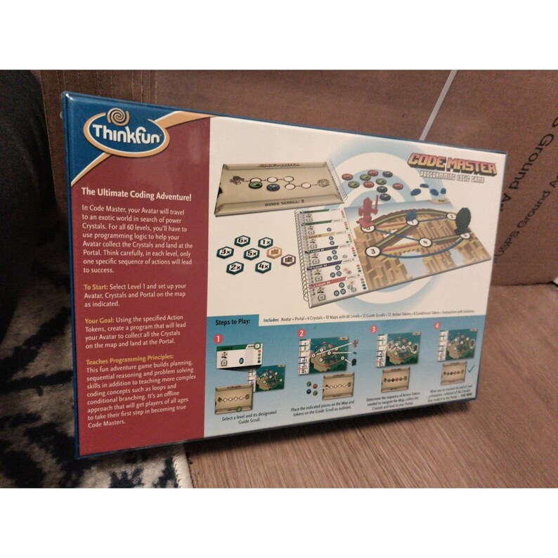 Thinkfun Code Master Programming Logic Game Single Player Age 8 To Adult Sealed imagem 5