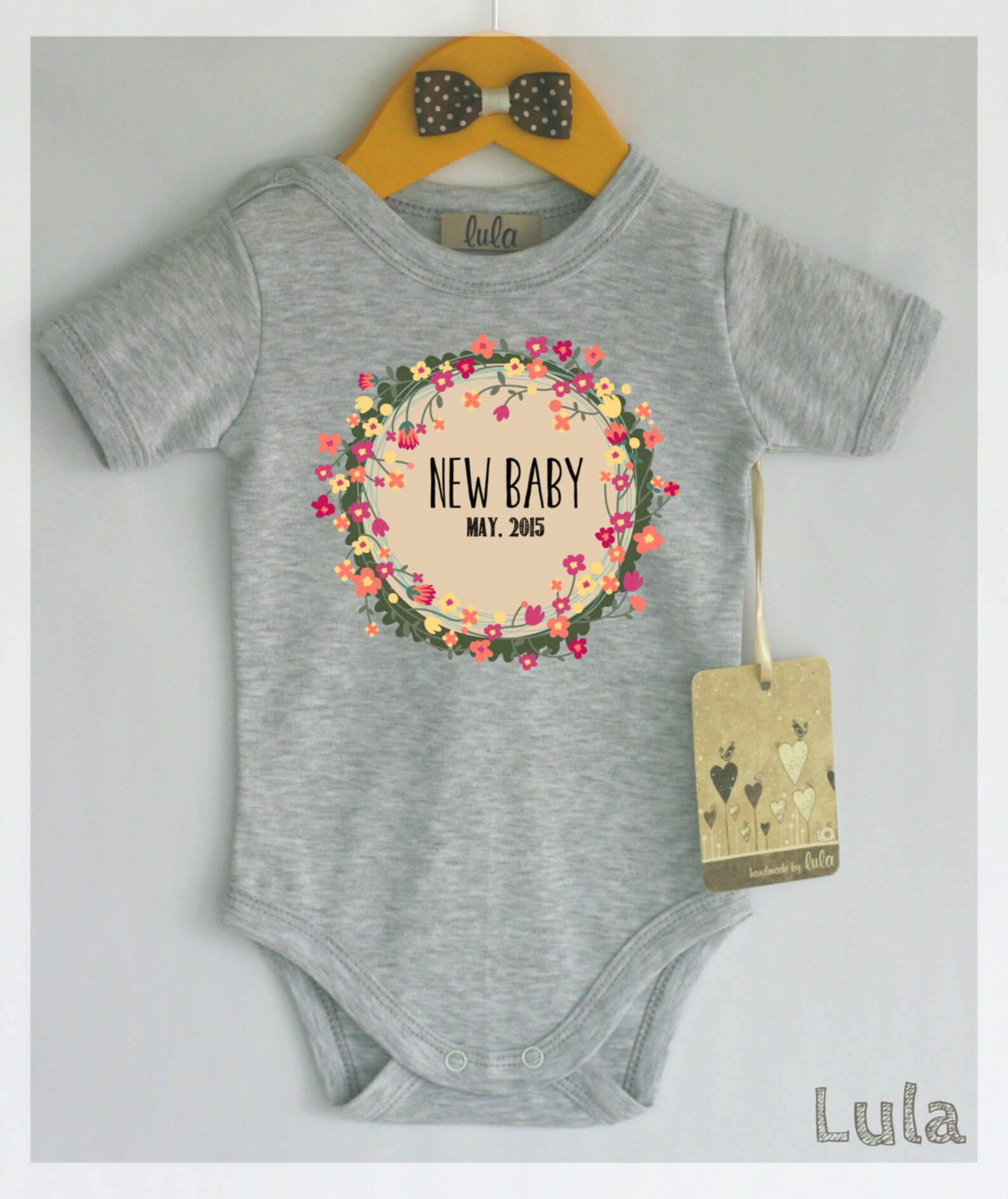 Pregnancy Announcement baby clothes. Birth announcement. Etsy