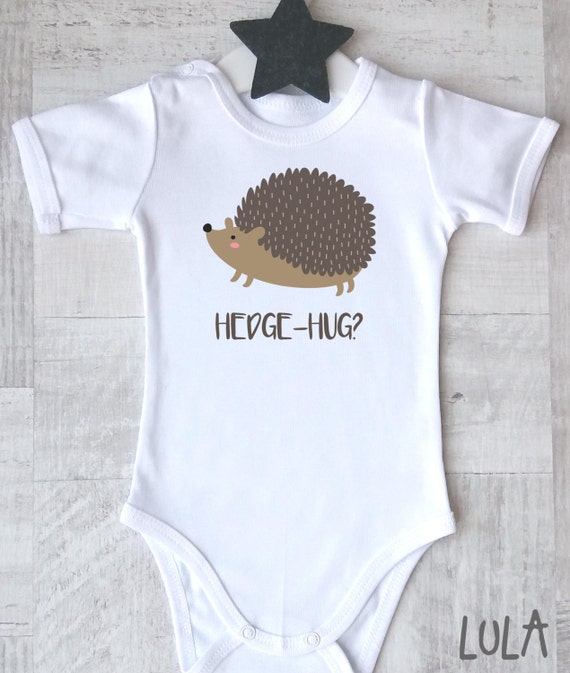 Hedgehog Baby Clothes Baby Animal Bodysuit Funny Baby Etsy
