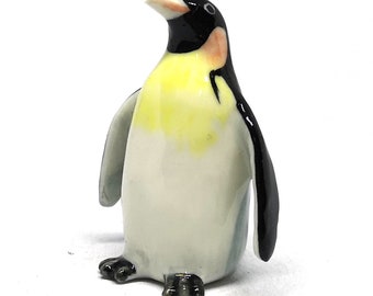Collectible Animal Penuins Family Figurines Miniatures Home Ornaments Decor