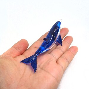 Glass dolphin figurine