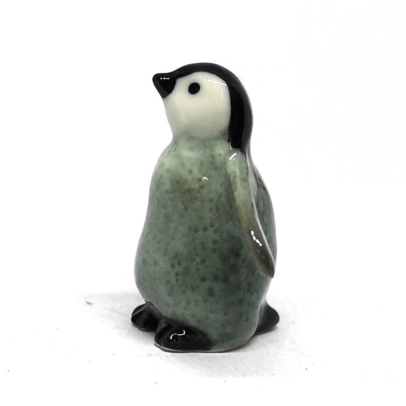 ZOOCRAFT Ceramic Penguin Baby Figurine Handmade Porcelain Etsy