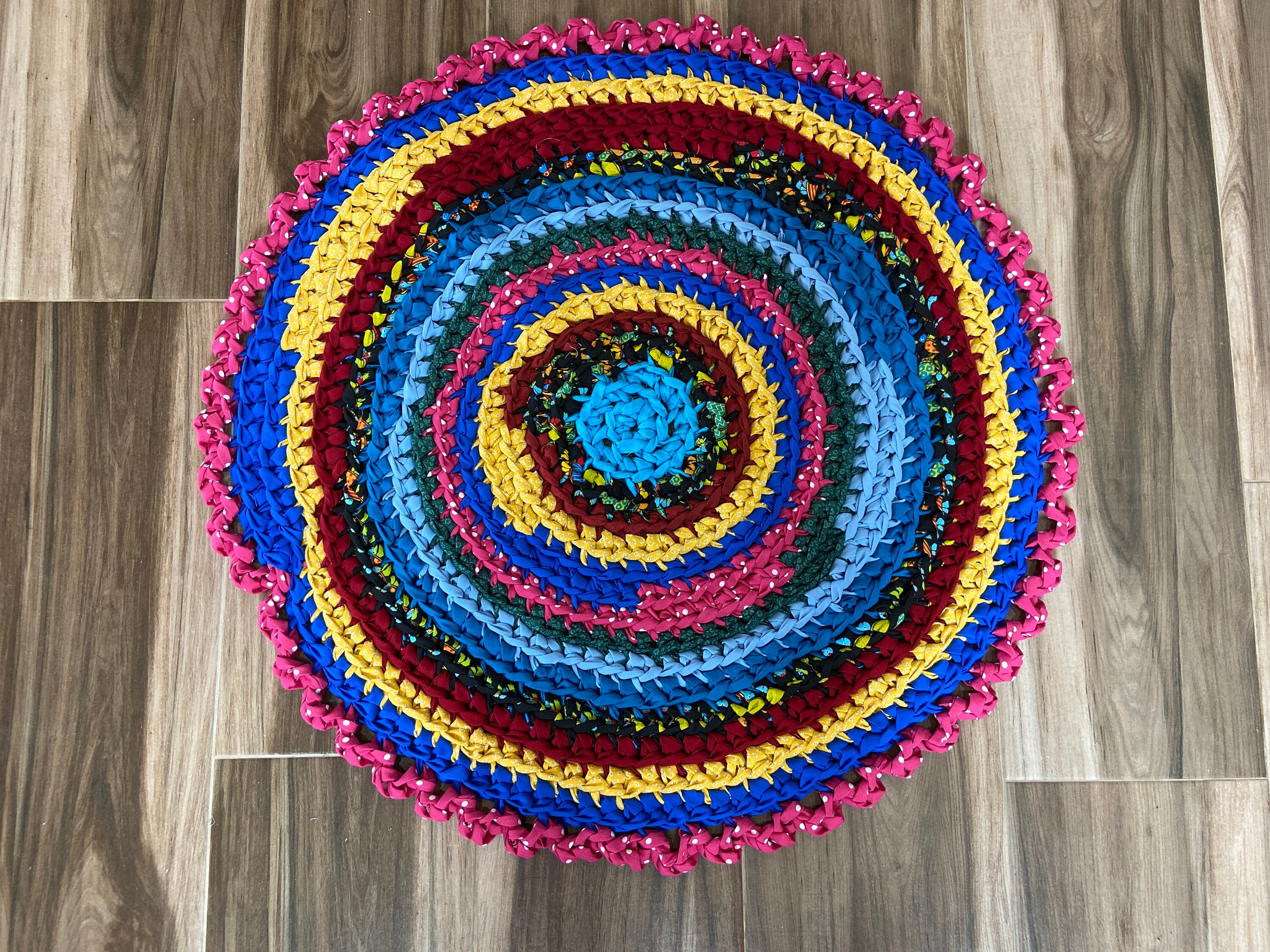 Rag Rug, Multicolored 31.5