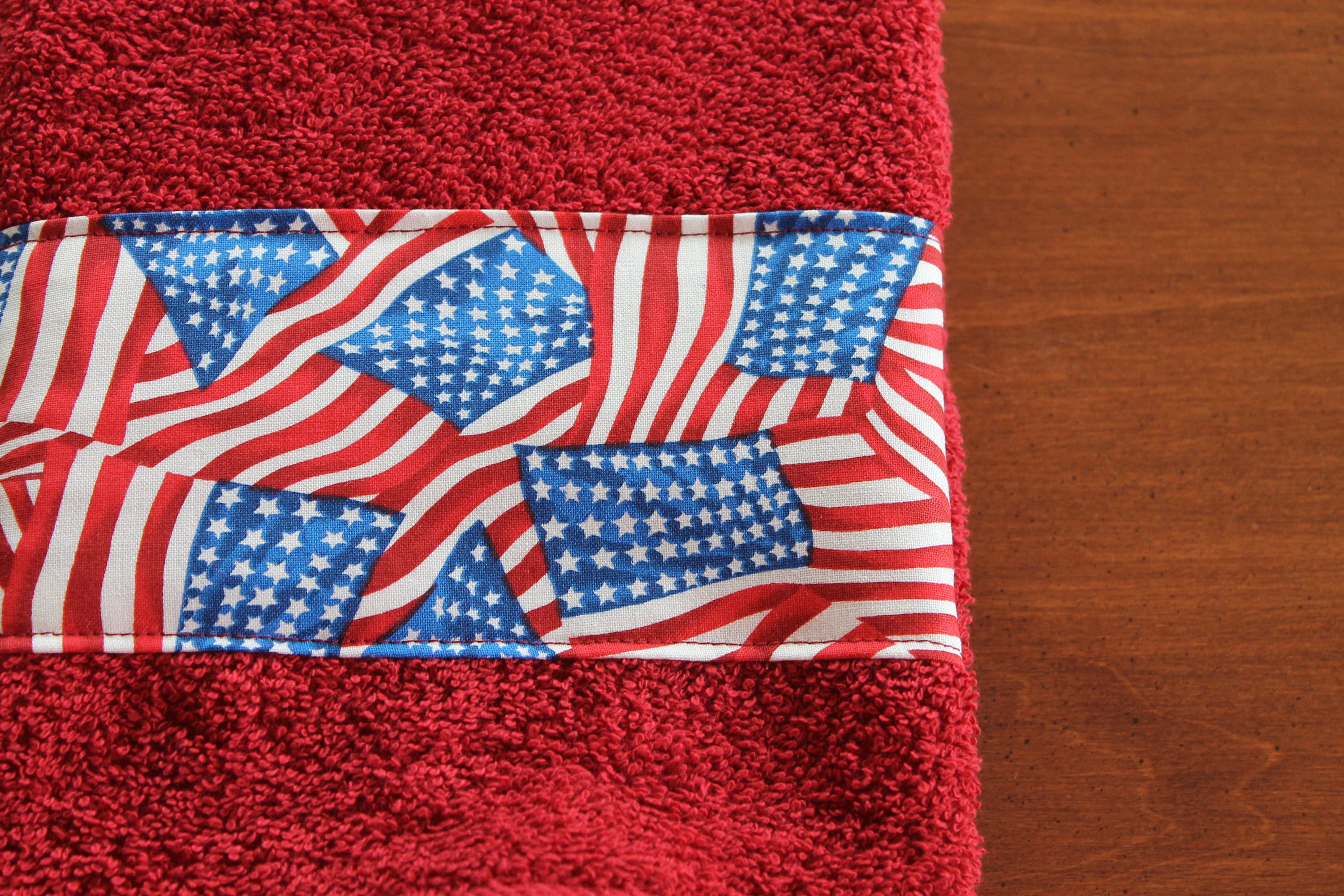 4th of July Towel Independence Day Decor Red White Blue - Etsy Singapore