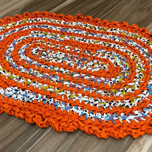 Country Rag Rug - Etsy