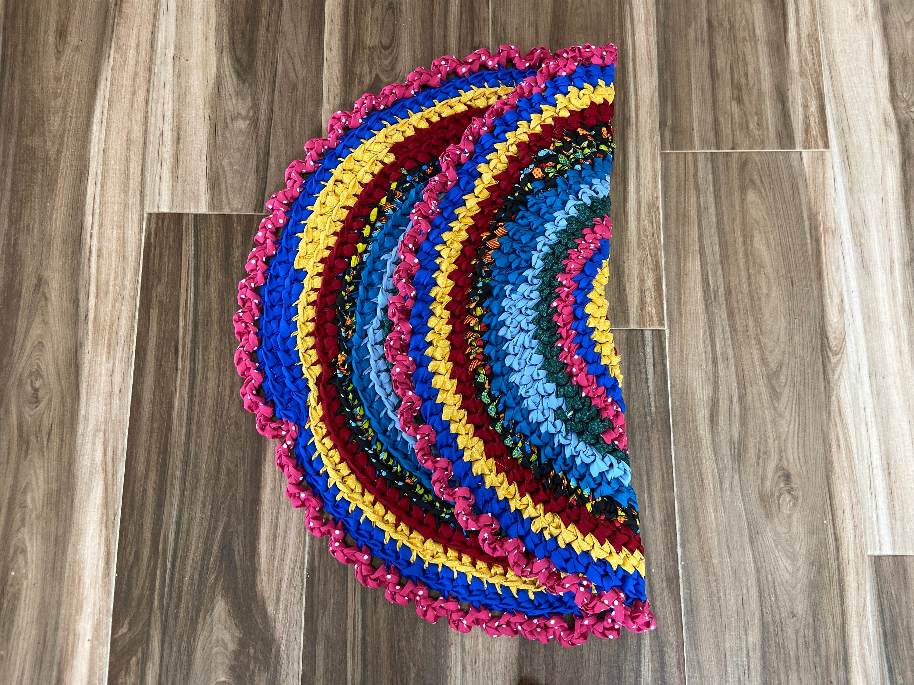 Rag Rug, Multicolored 31.5