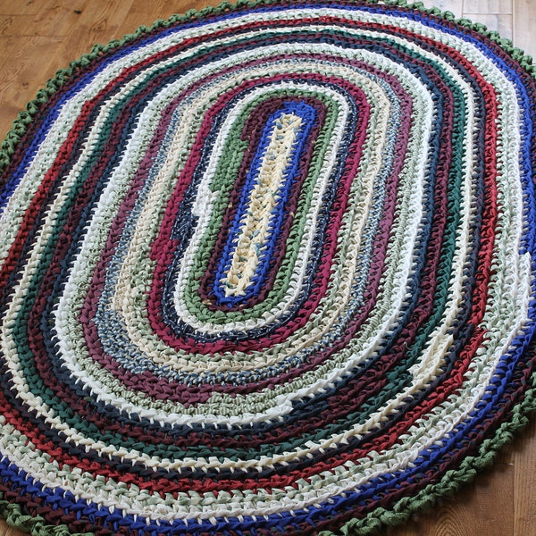 Oval Rag Rug Etsy