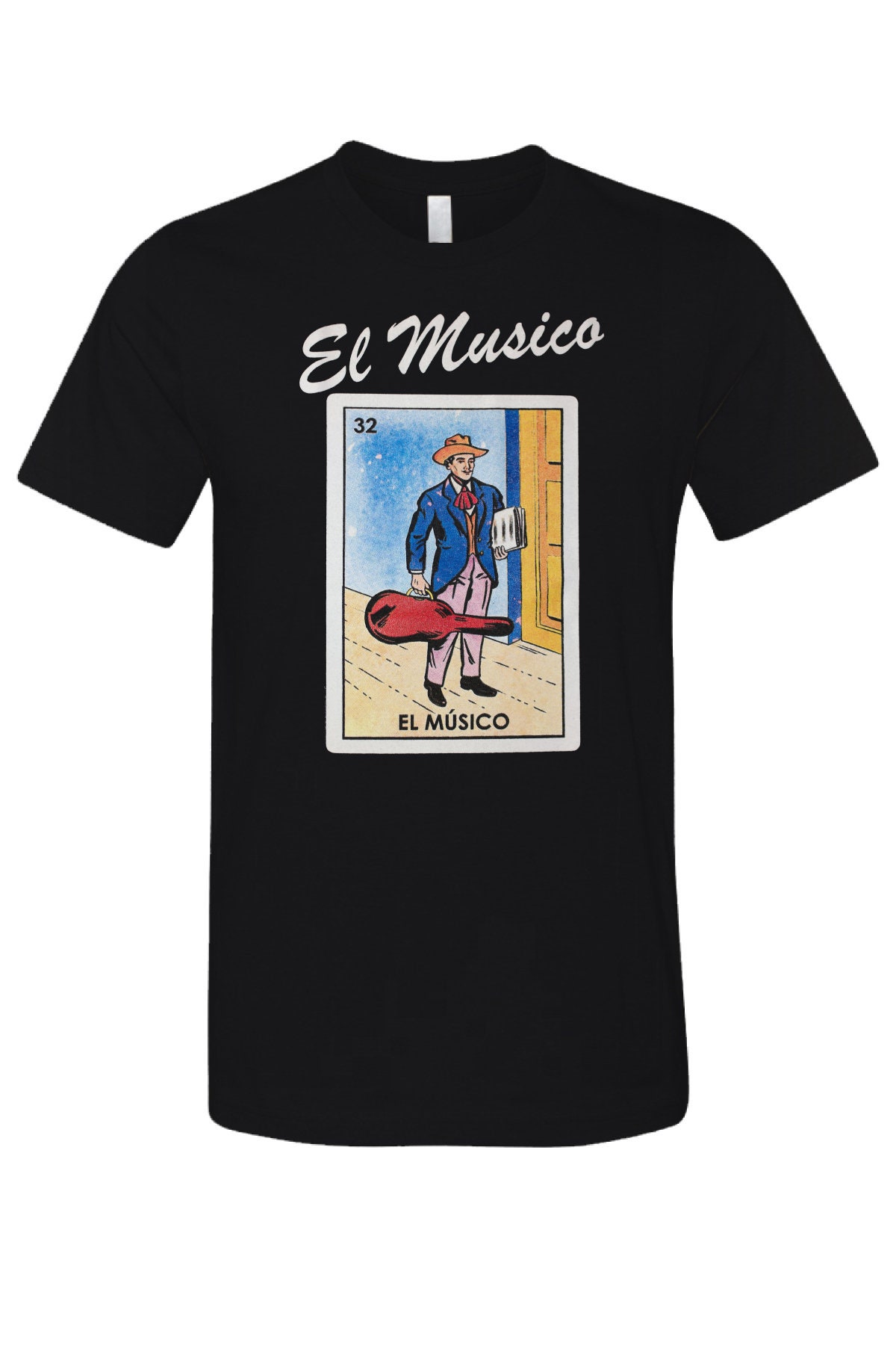 El Musico Loteria Mexican Bingo T-shirt Novelty Funny Family - Etsy