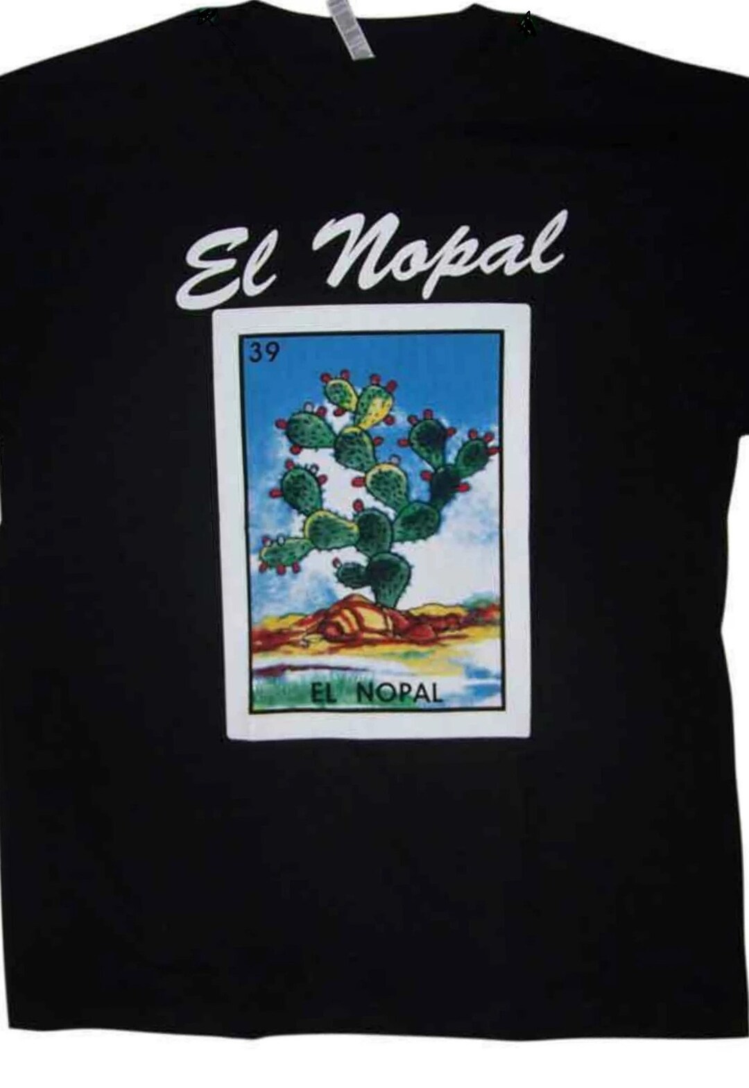El Nopal Loteria Mexican Bingo T-shirt Novelty Funny Family - Etsy