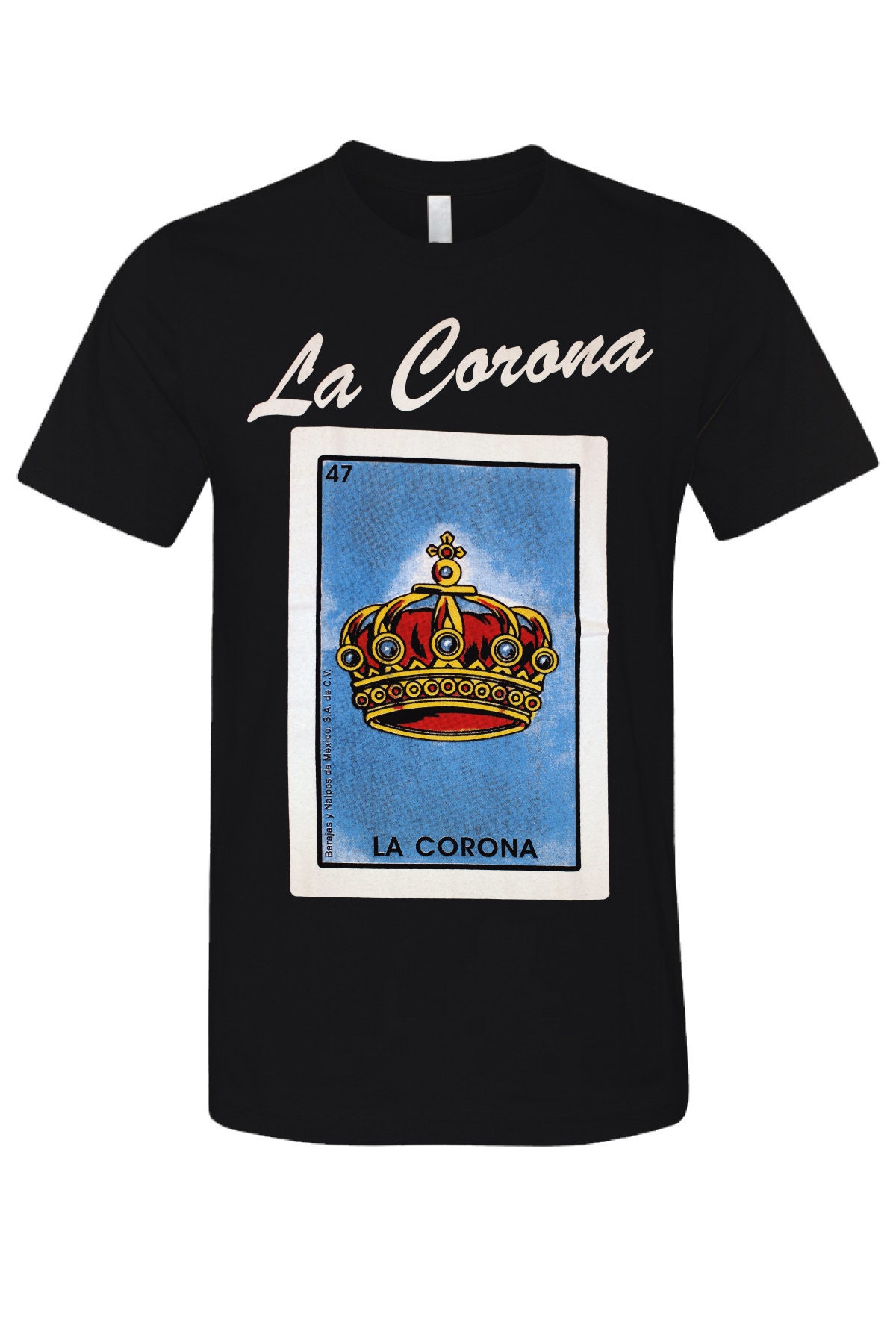 Mexican Loteria Tshirts - La Corona T Shirt Mexican Loteria Tshirts - La Corona T Shirt