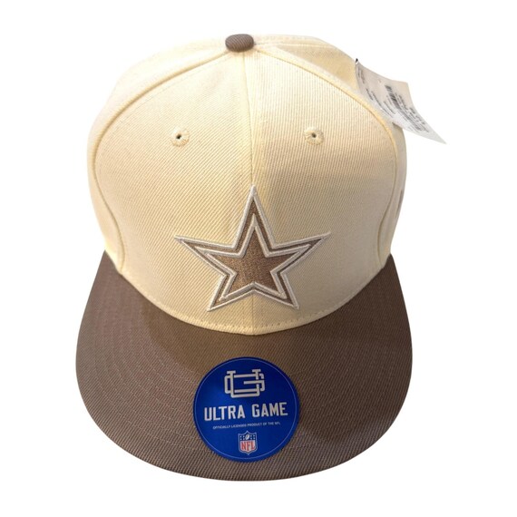 ダラス・カウボーイズ キャップ ULTRA GAME Dallas Cowboys NFL Ultra Game Snapback Hat – Cream & Brown