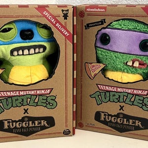 TMNT Fugglers - Full Set of 4 - Complete Set of Ninja Turtle TMNT Fugglers - Full Set of 4 - Complete Set of Ninja Turtle