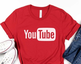YouTube fan T-shirt  Youth Adult toddler size Tee Shirts