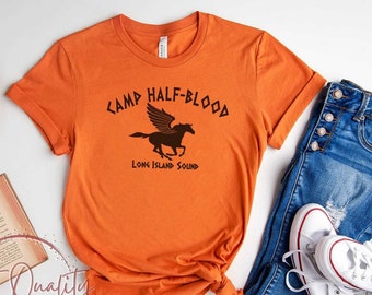 Camp Half Blood T-shirt Percy Jackson Greek Mythology Demigods Halloween Costume Adult Youth Tee Shirts