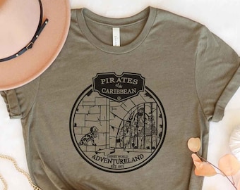 Pirates of the Caribbean Shirt, Disney Pirates Shirts, Magic Kingdom, Adventureland, Disney World Shirt, Disneyland Shirt