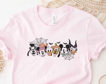 Mickey Friends Halloween T-shirt, Mickey's Not So Scary Halloween, Disneyland, Disney World, Halloween Shirts