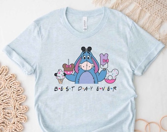 Eeyore Best Day Ever T-shirt, Eeyore Disney Snacks Shirt, Eeyore Mickey Ears, Pooh Friends Disney Shirt Youth Adult Toddler Sizes
