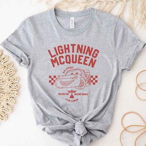 Lightning McQueen Piston Cup Shirt, Lightning McQueen 95 Racing Shirt, Disney Cars Shirts Adult Youth Toddler Sizes