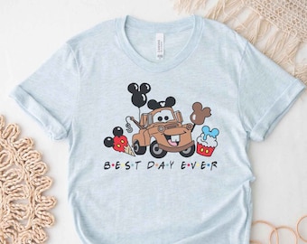 Mater Disney Snacks Shirt, Mater Best Day Ever Mickey Ears Shirt, Disney Parks Group Family Shirts Adult Youth Toddler Sizes