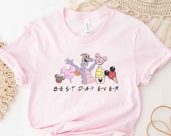 Figment Mickey Snacks camiseta Best Day Ever Epcot Park Disney camisas familiares Adultos Jóvenes Niños Pequeños Tamaños de Bebé