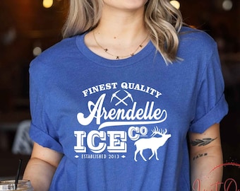 Arendelle Ice Co T-shirt, Disney Frozen Shirt, Kristoff Sven Olaf Adult Youth Toddler Tee Shirts