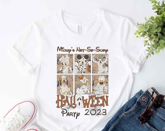 Mickey's Not So Scary Halloween Party Shirt, Mickey Friends Halloween Shirt, Disneyland, Disney World, Halloween Shirts