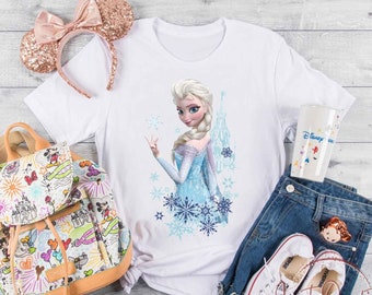 Elsa T-shirt, Disney Frozen Shirt, Elsa Anna Kristoff Sven Olaf Disney Frozen Shirt Adult Youth Toddler Tee Shirts