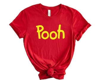 Pooh Friends Shirts, Cosplay Shirts, Matching Halloween Shirts, Eeyore, Piglet, Tigger, Owl, Roo, Kanga, Rabbit, Group Shirts