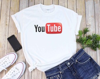 Kids Youtube Shirt Etsy - halfd like youtube half white half red shirt roblox