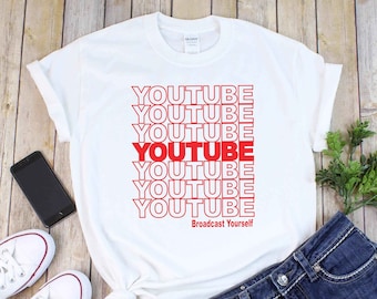 Youtube Shirt Etsy - how to make custom t shirts on roblox for free legit youtube