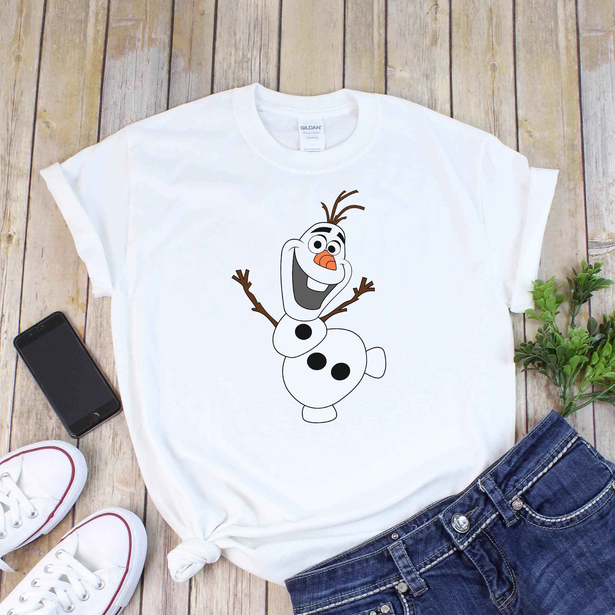 olaf shirt for adults