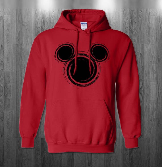 Mickey Ears Printed Hoodie Disney 