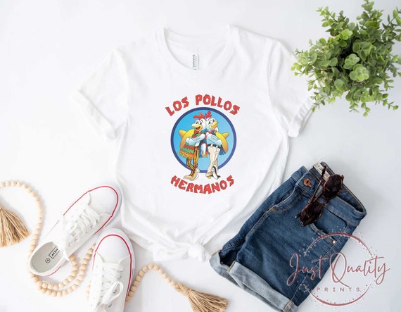 T-Shirt Classic Camiseta Los Pollos Hermanos Amarela, Branca, Preta E Cinza Breaking Bad 16v2k