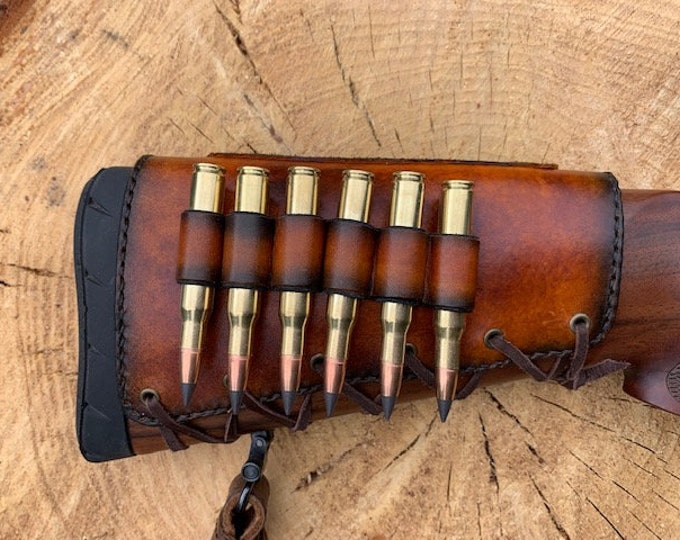 Leather Rifle Stock Cover Etsy