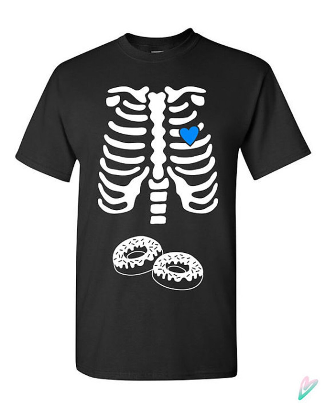 skeleton cut out shirt